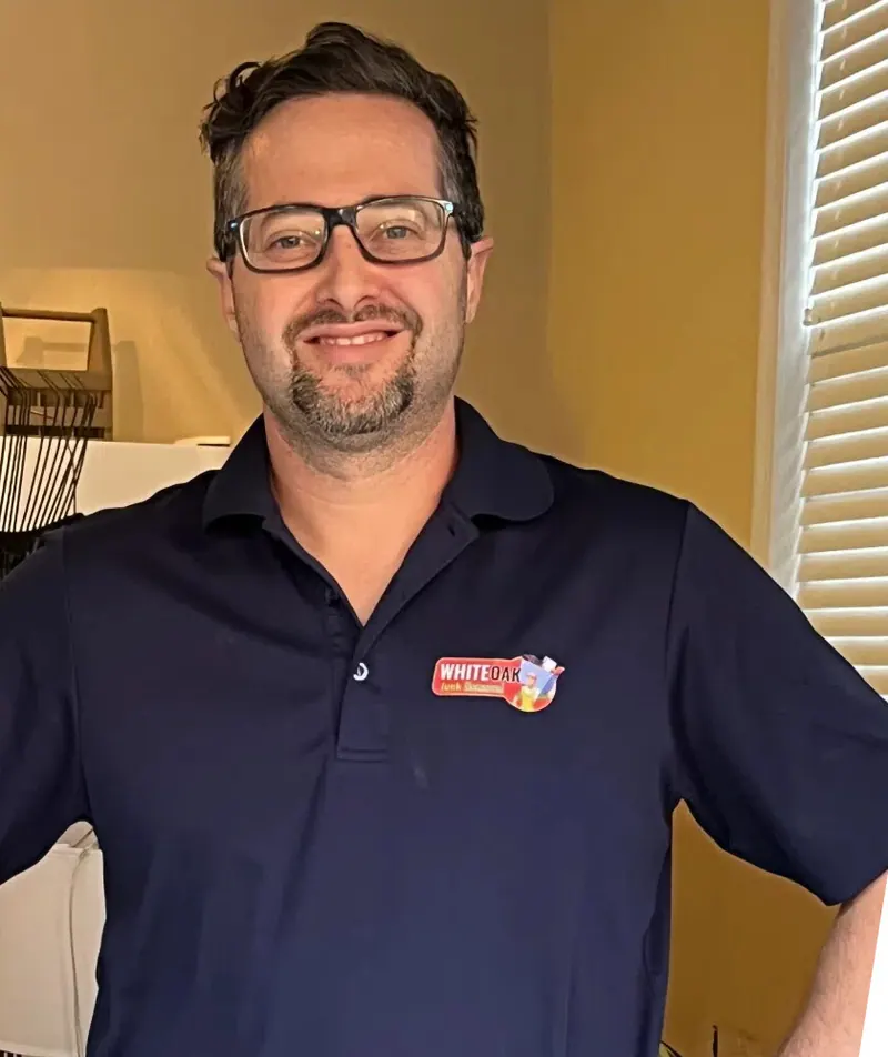 Brent Ward, owner-operator of White Oak Junk Removal